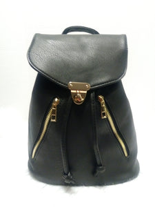 Black Backpack Handbag