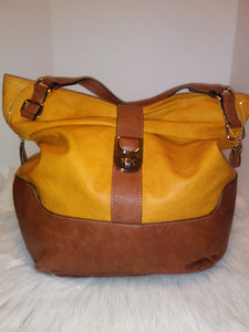 Butterscotch & Brown Handbag