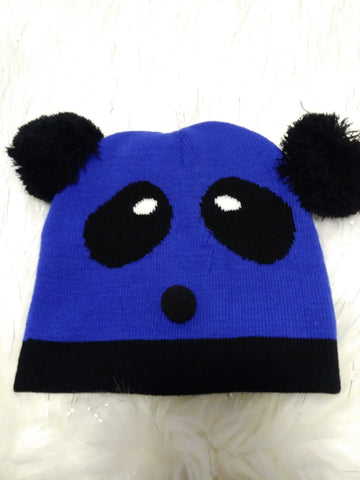 Child's Panda PomPom Hat