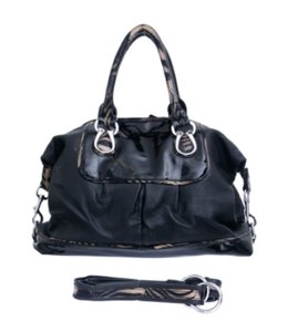 Black Satchel Handbag