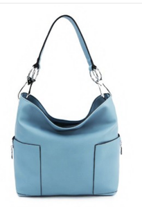 Powder Blue Hobo Handbag